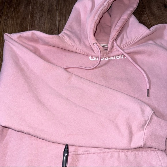 Glossier Pink Hoodie Large - Picture 6 of 10